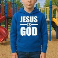 Jesus Is God Kids Hoodie thumb 2