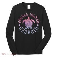 Jekyll Island Georgia Sea Turtle Beach Summer Ocean Cute Long Sleeve Shirt thumb 0