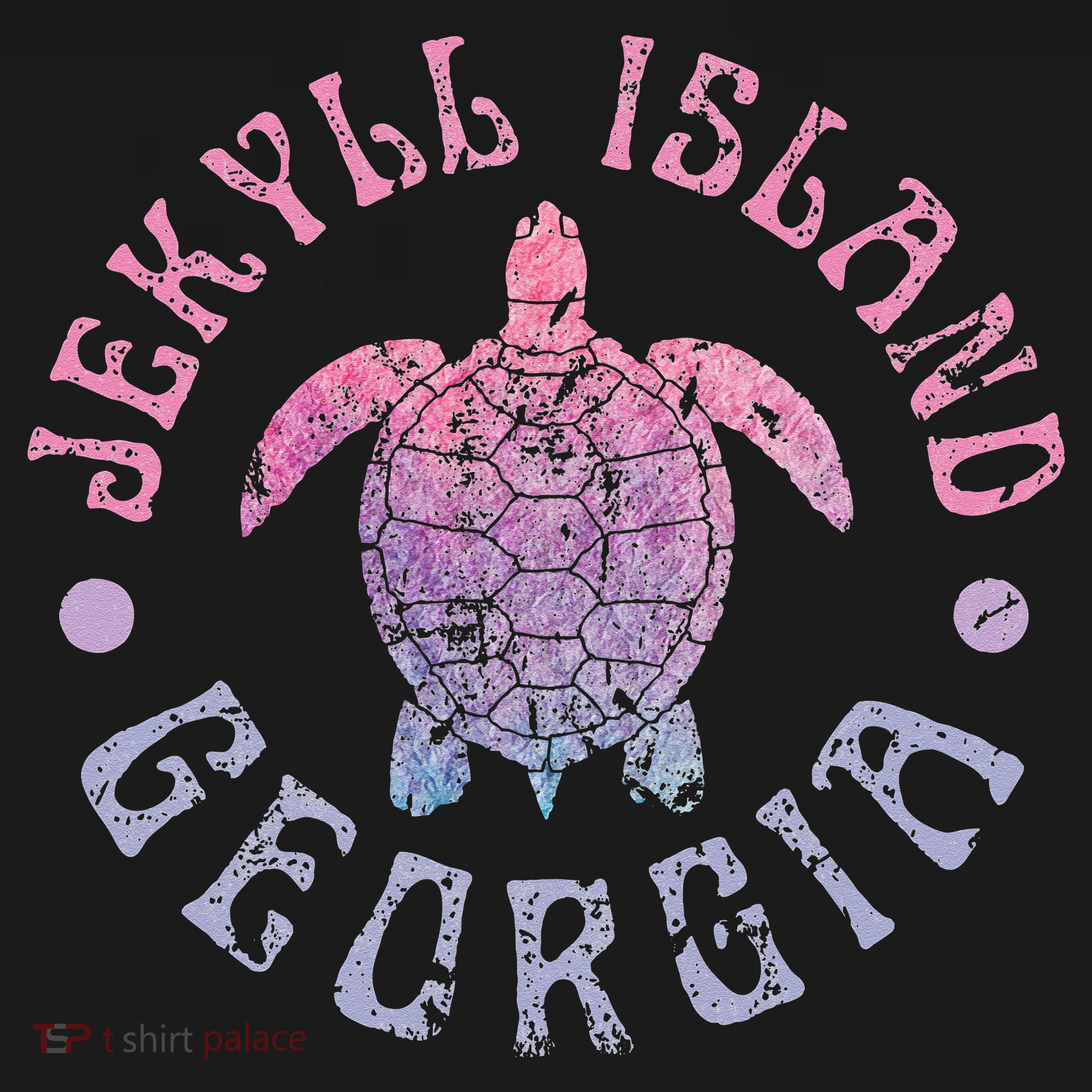Jekyll Island Georgia Sea Turtle Beach Summer Ocean Cute Women's Tank Top