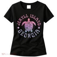 Jekyll Island Georgia Sea Turtle Beach Summer Ocean Cute Women's T-Shirt thumb 0