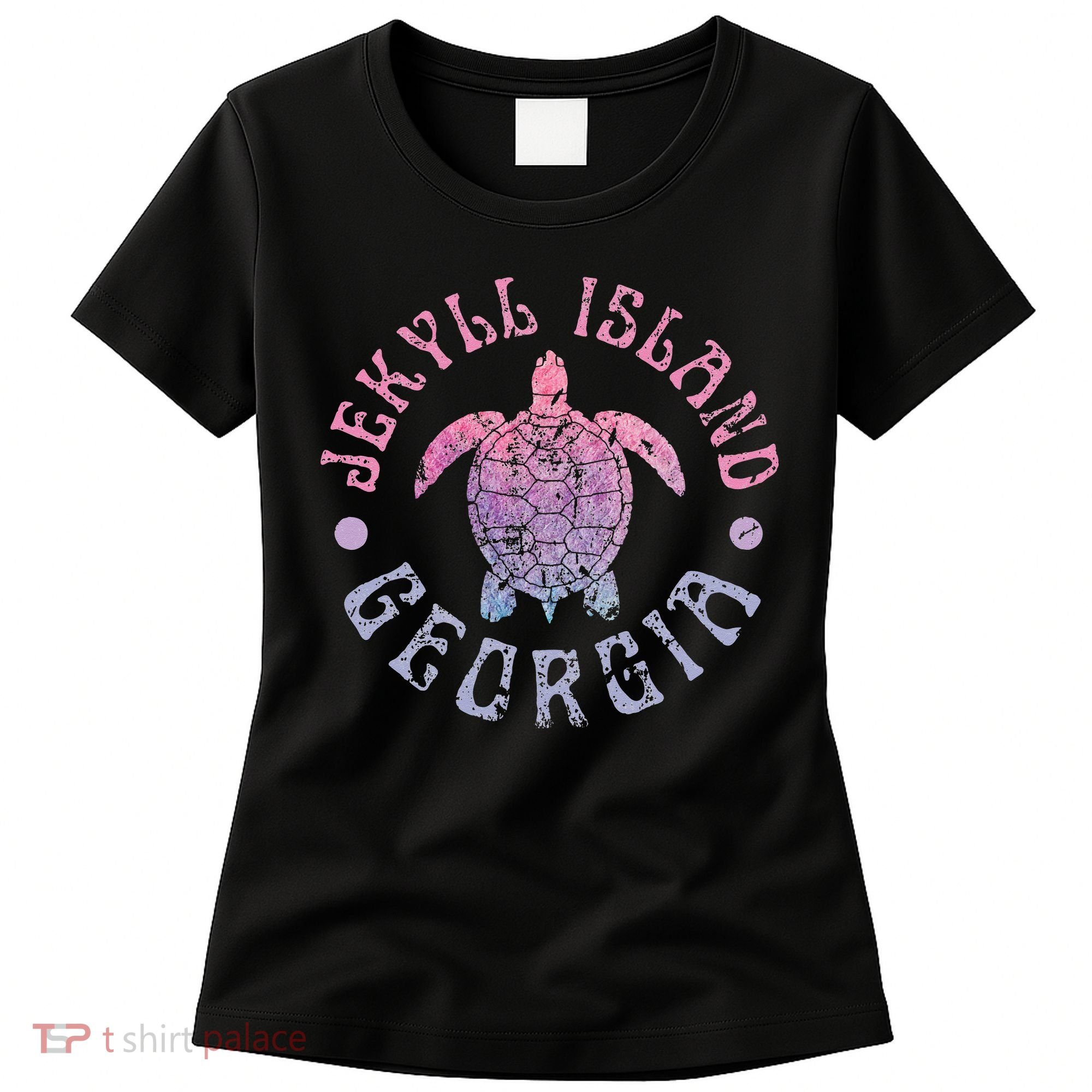 Jekyll Island Georgia Sea Turtle Beach Summer Ocean Cute Women's T-Shirt