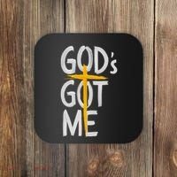 Jesus Inspired GodS Got Me Christian Coaster thumb 0