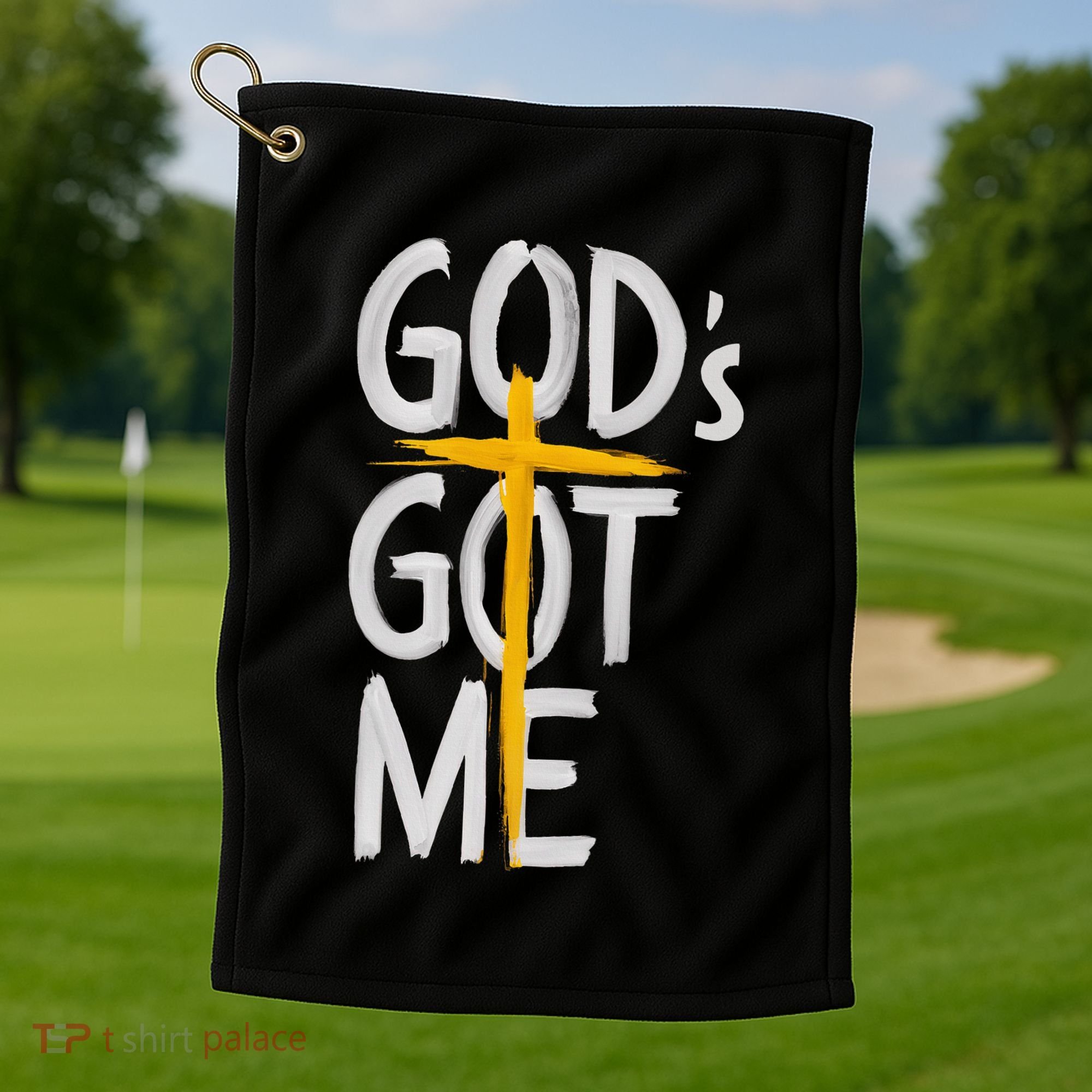 Jesus Inspired GodS Got Me Christian Golf Towel