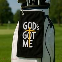 Jesus Inspired GodS Got Me Christian Golf Towel thumb 2