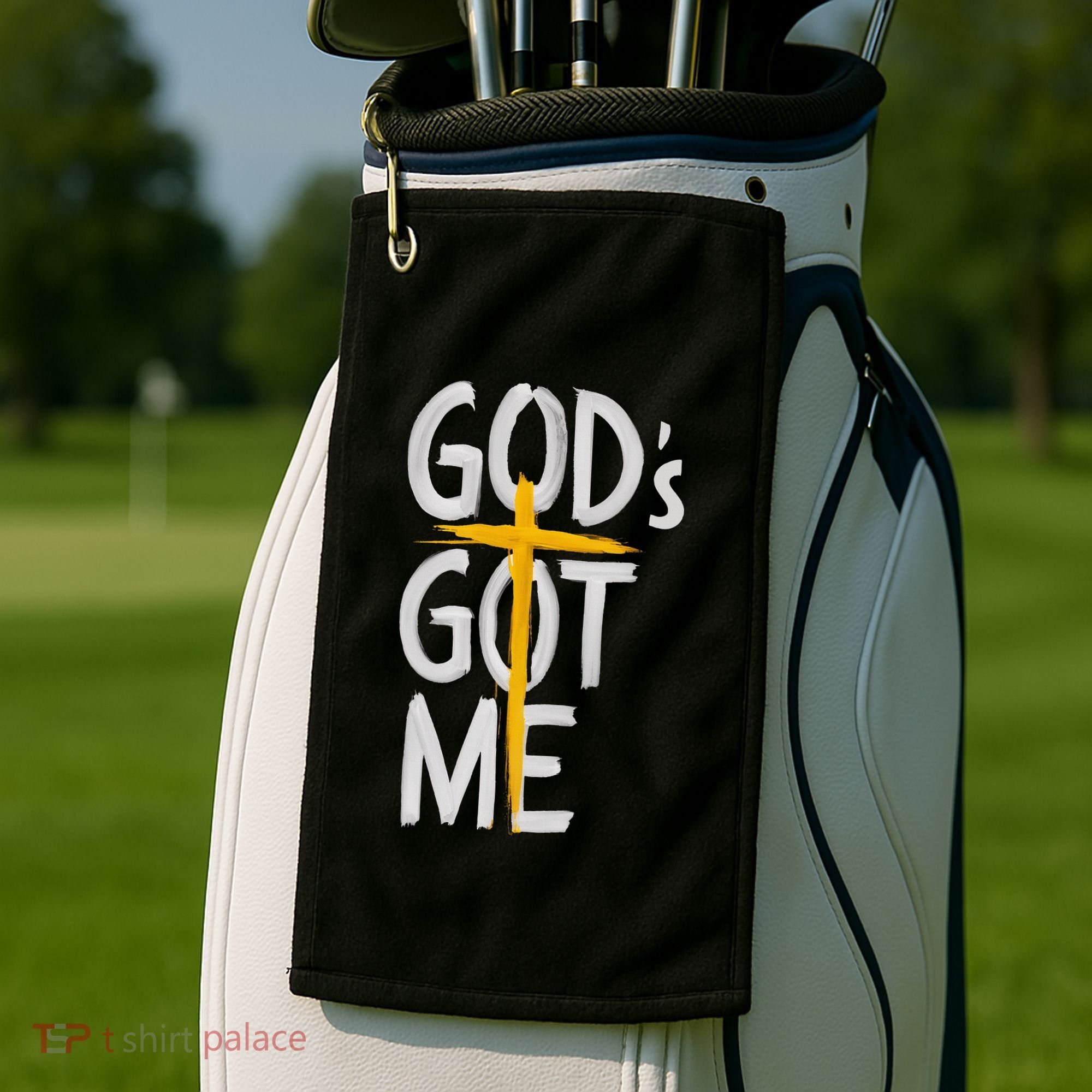 Jesus Inspired GodS Got Me Christian Golf Towel