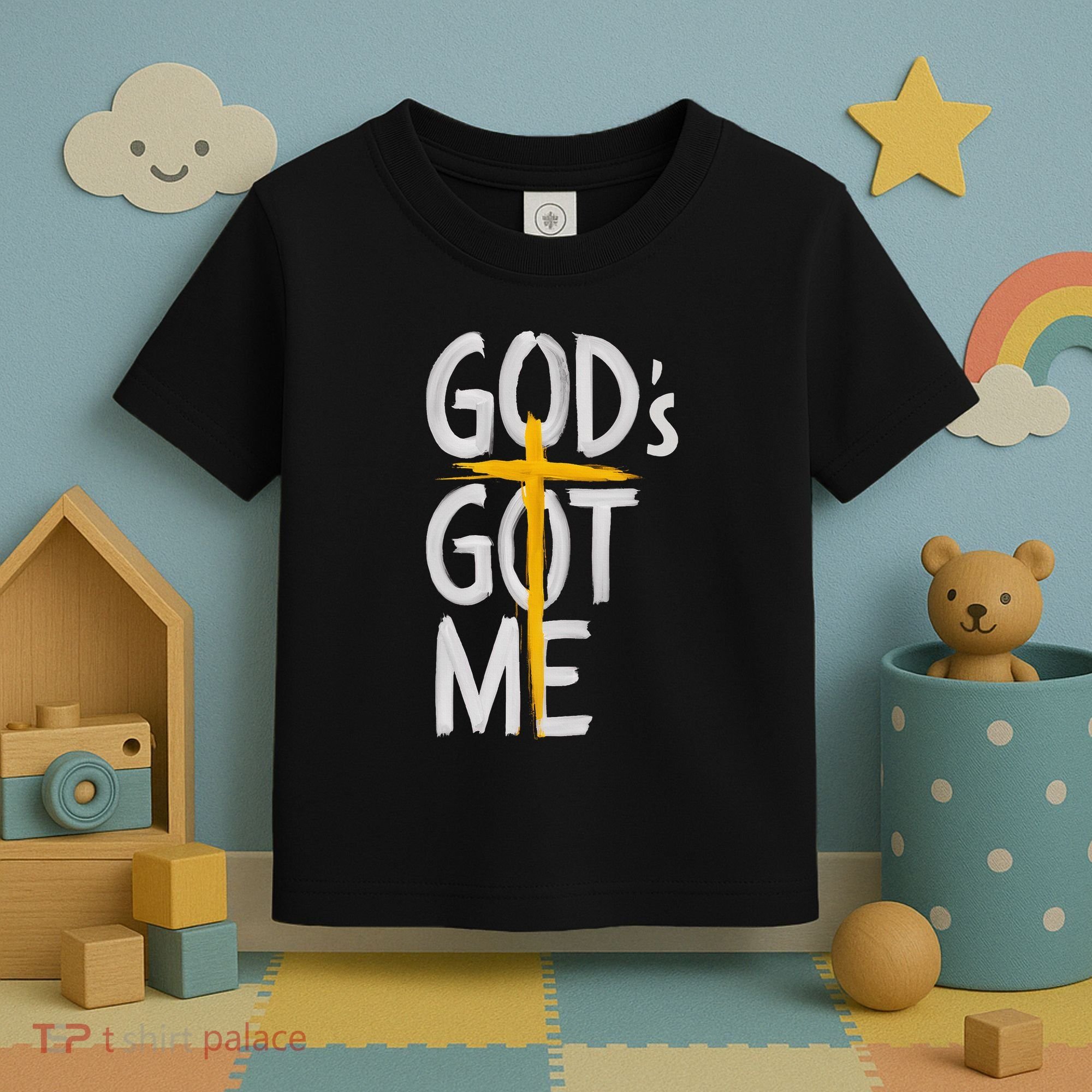 Jesus Inspired GodS Got Me Christian Toddler T-Shirt