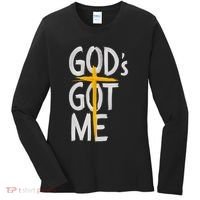 Jesus Inspired GodS Got Me Christian Women's Long Sleeve Shirt thumb 0
