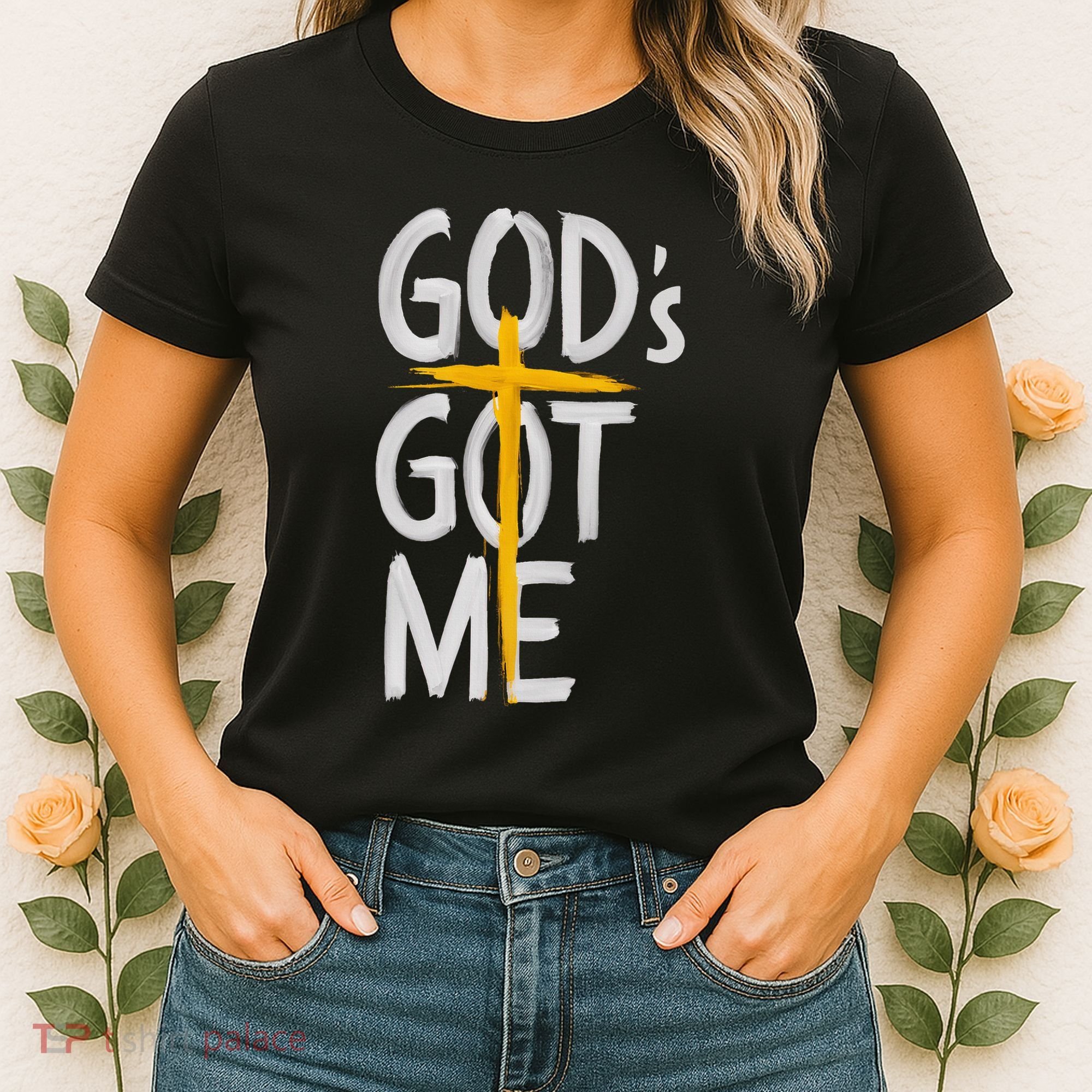 Jesus Inspired GodS Got Me Christian Women's T-Shirt