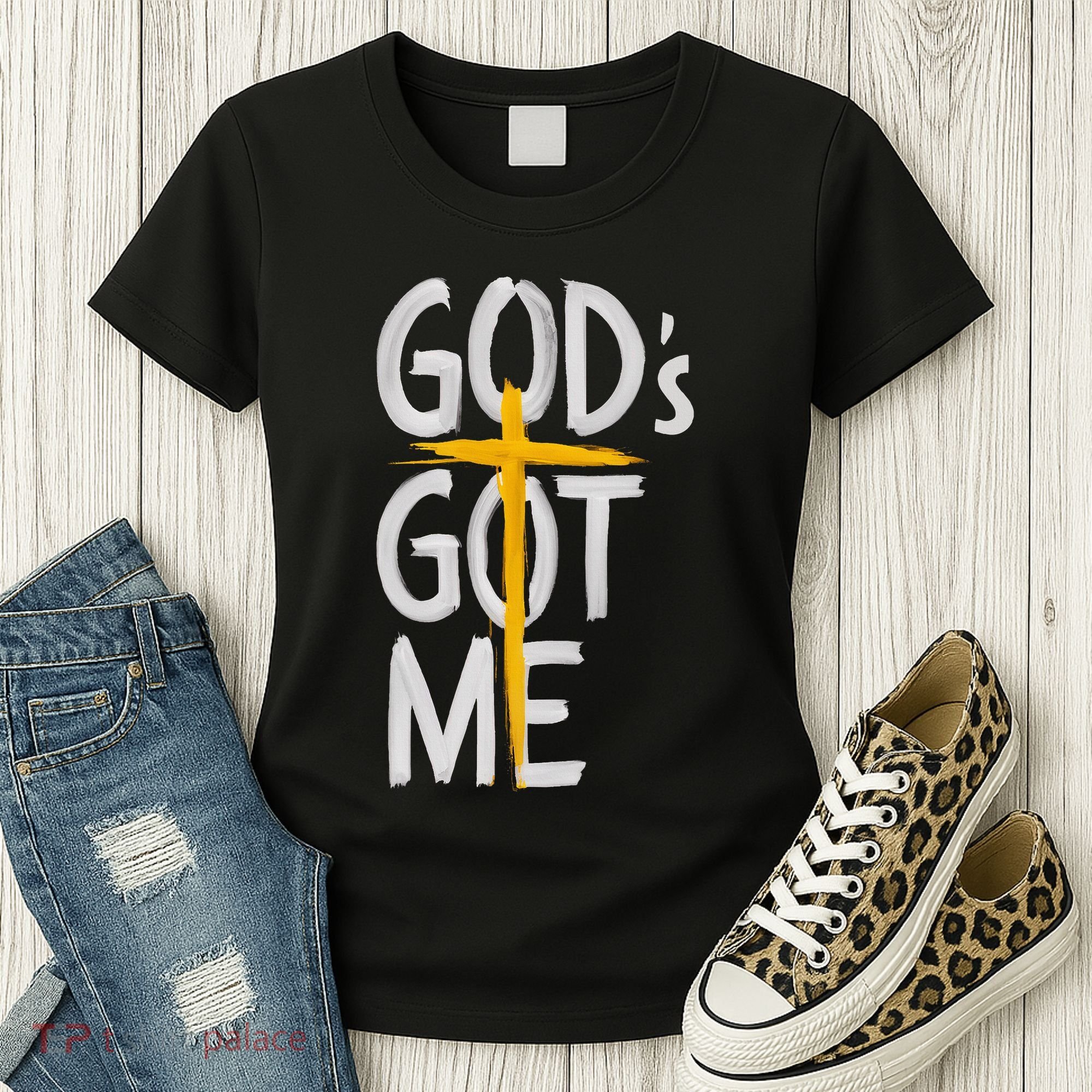 Jesus Inspired GodS Got Me Christian Women's T-Shirt