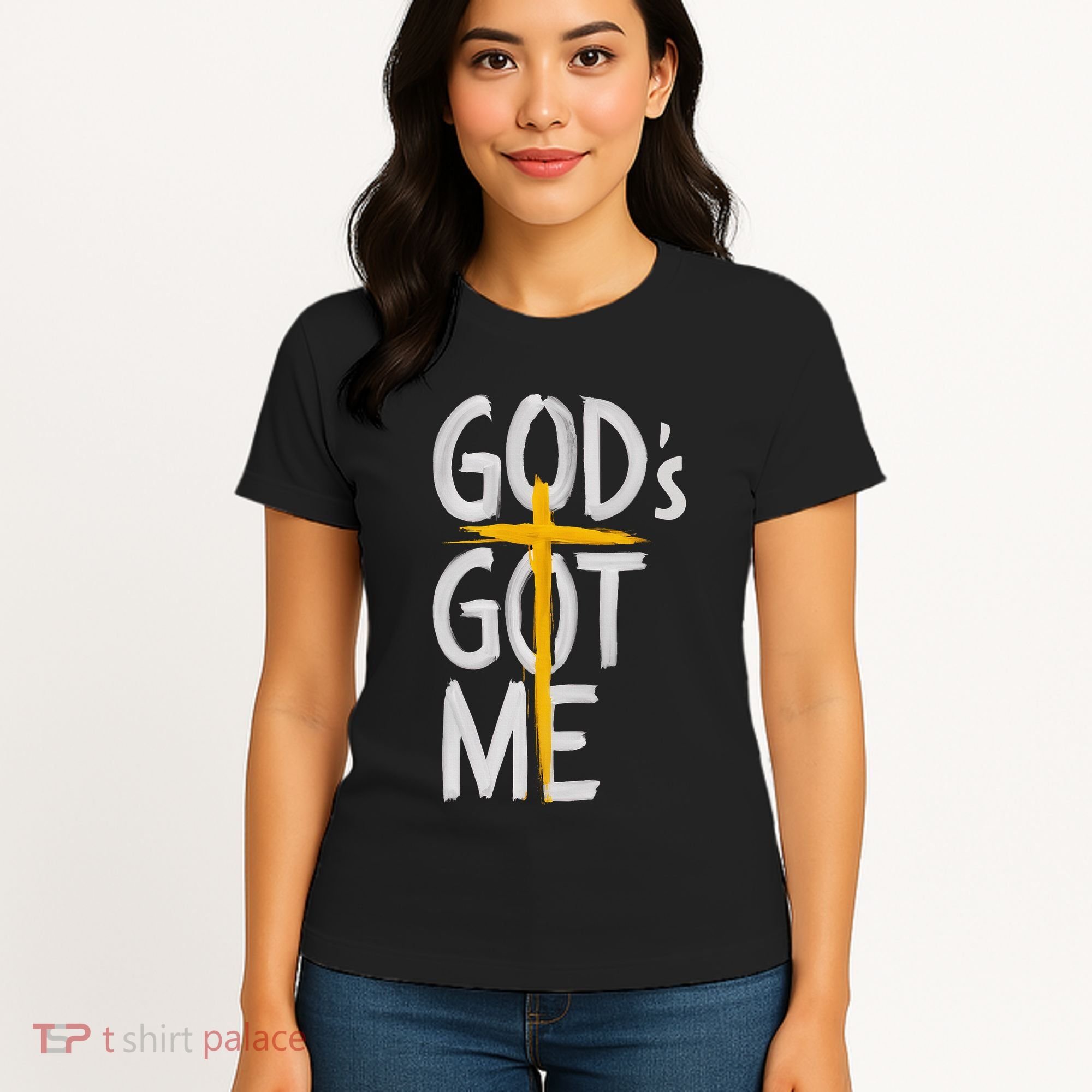 Jesus Inspired GodS Got Me Christian Women's T-Shirt