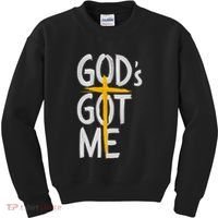 Jesus Inspired GodS Got Me Christian Kids Sweatshirt thumb 0