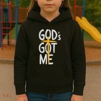 Jesus Inspired GodS Got Me Christian Kids Hoodie thumb 3