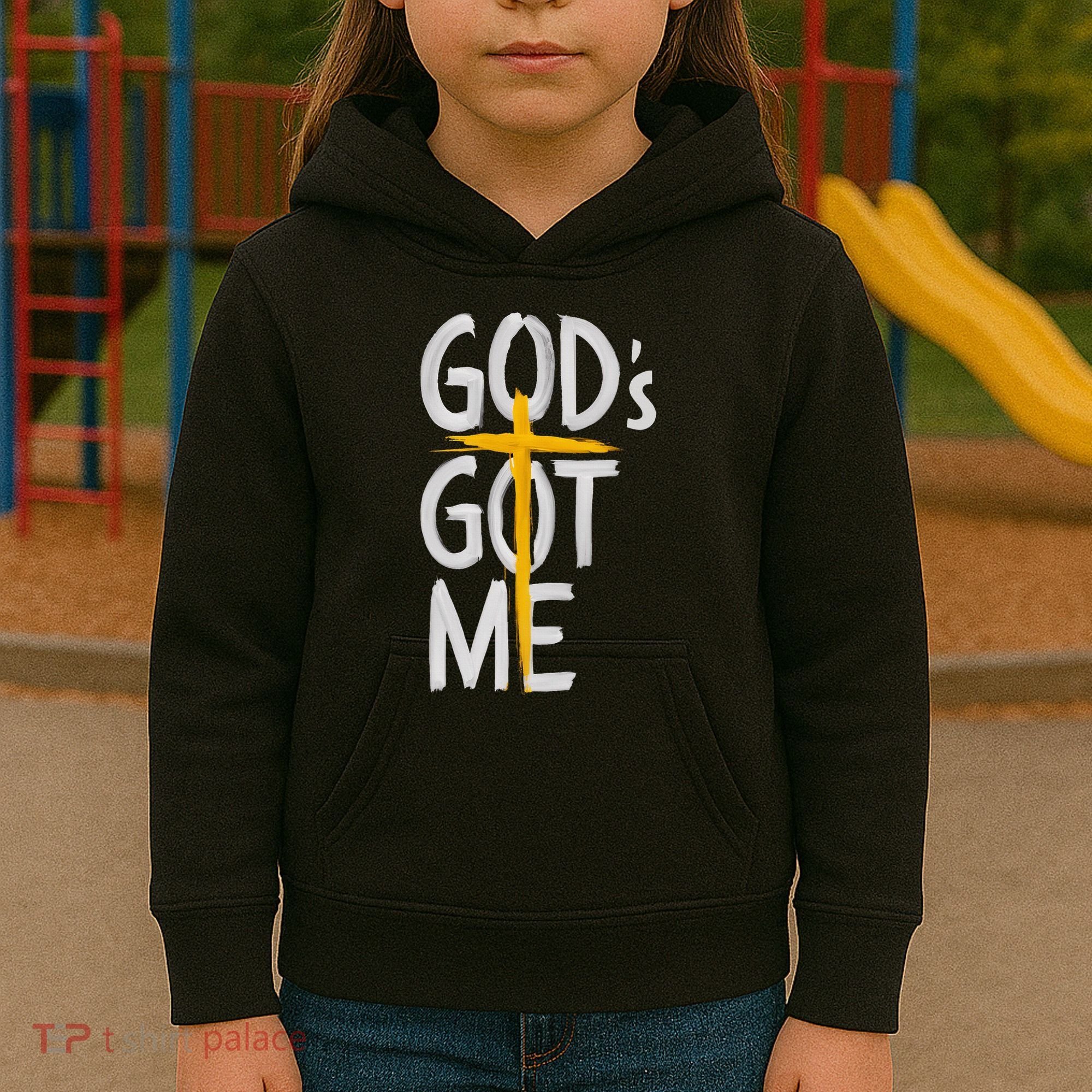 Jesus Inspired GodS Got Me Christian Kids Hoodie