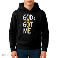 Jesus Inspired GodS Got Me Christian Kids Hoodie thumb 4