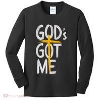 Jesus Inspired GodS Got Me Christian Kids Long Sleeve Shirt thumb 0