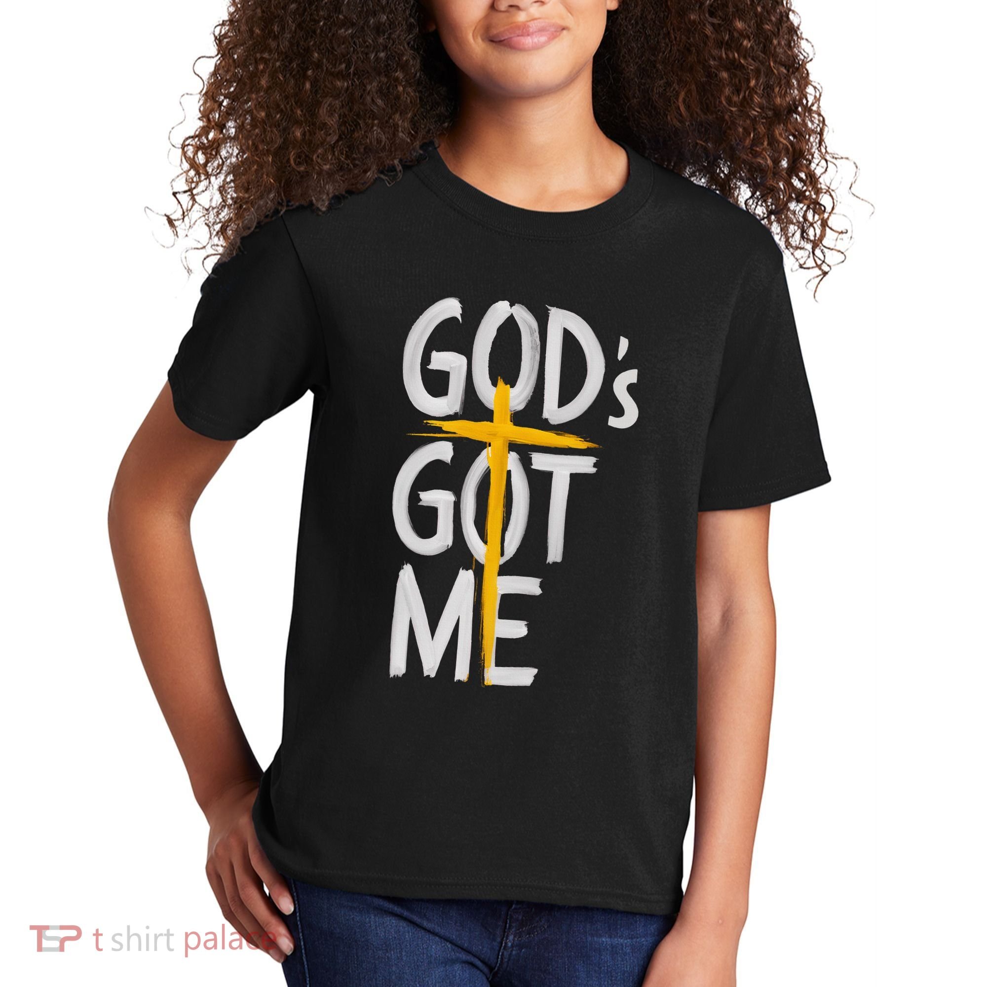 Jesus Inspired GodS Got Me Christian Kids T-Shirt