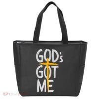Jesus Inspired GodS Got Me Christian Tote Bag thumb 0