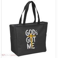 Jesus Inspired GodS Got Me Christian Tote Bag thumb 2