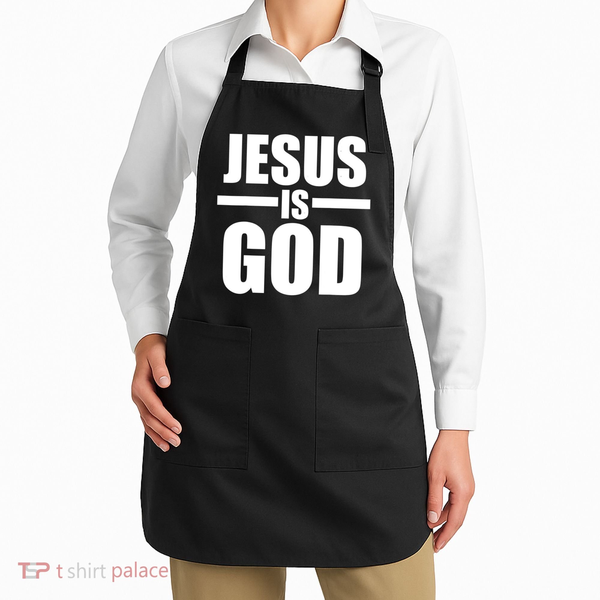 Jesus Is God Apron