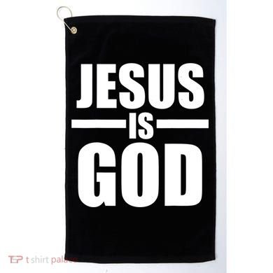 Jesus Is God Golf Towel