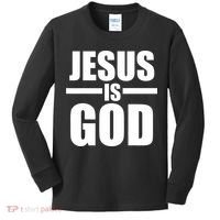 Jesus Is God Kids Long Sleeve Shirt thumb 0