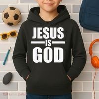 Jesus Is God Kids Hoodie thumb 2
