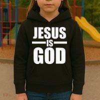 Jesus Is God Kids Hoodie thumb 3