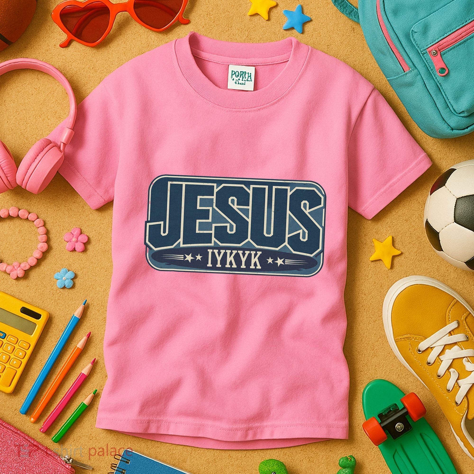 Jesus Iykyk If You Know You Know Kids T-Shirt