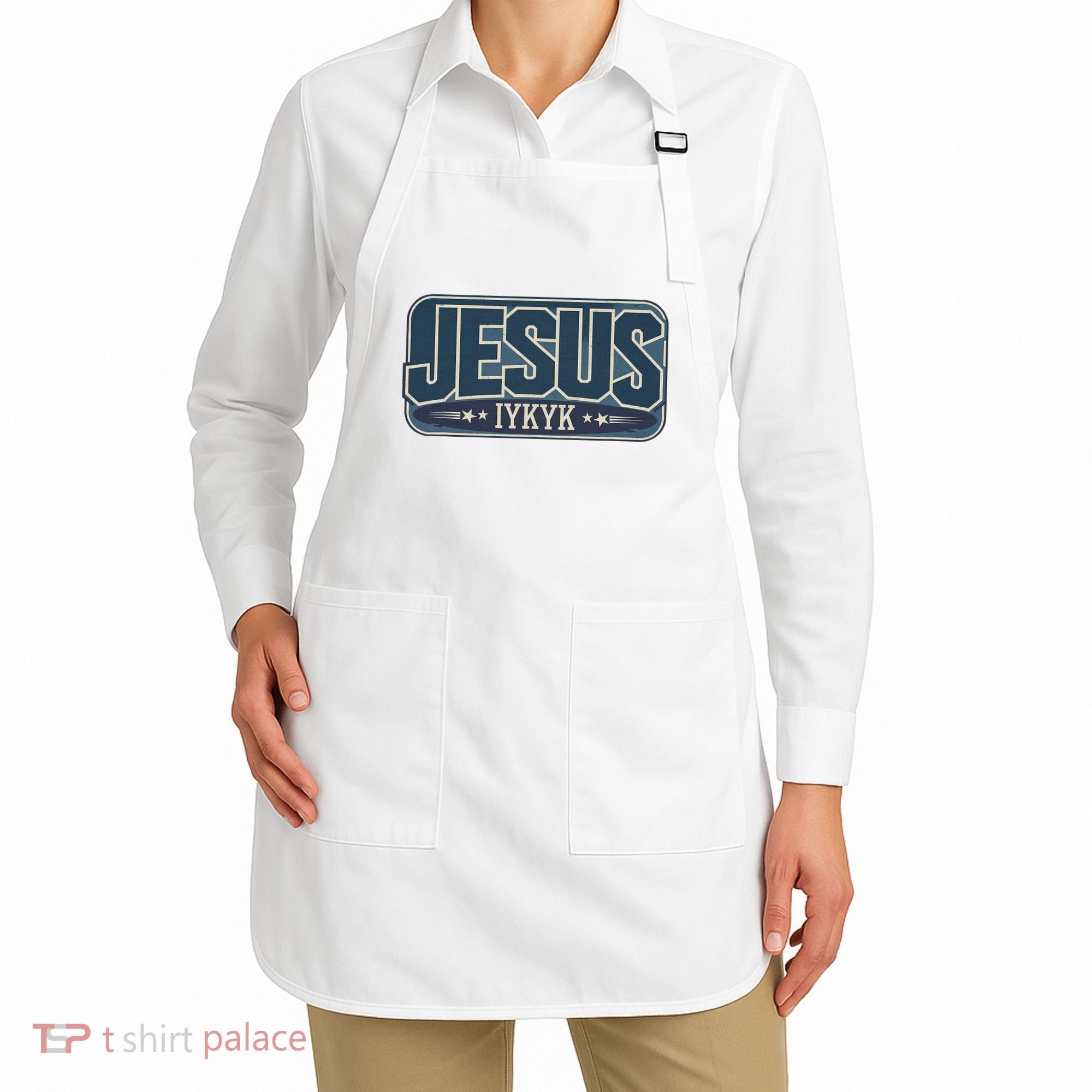 Jesus Iykyk If You Know You Know Apron