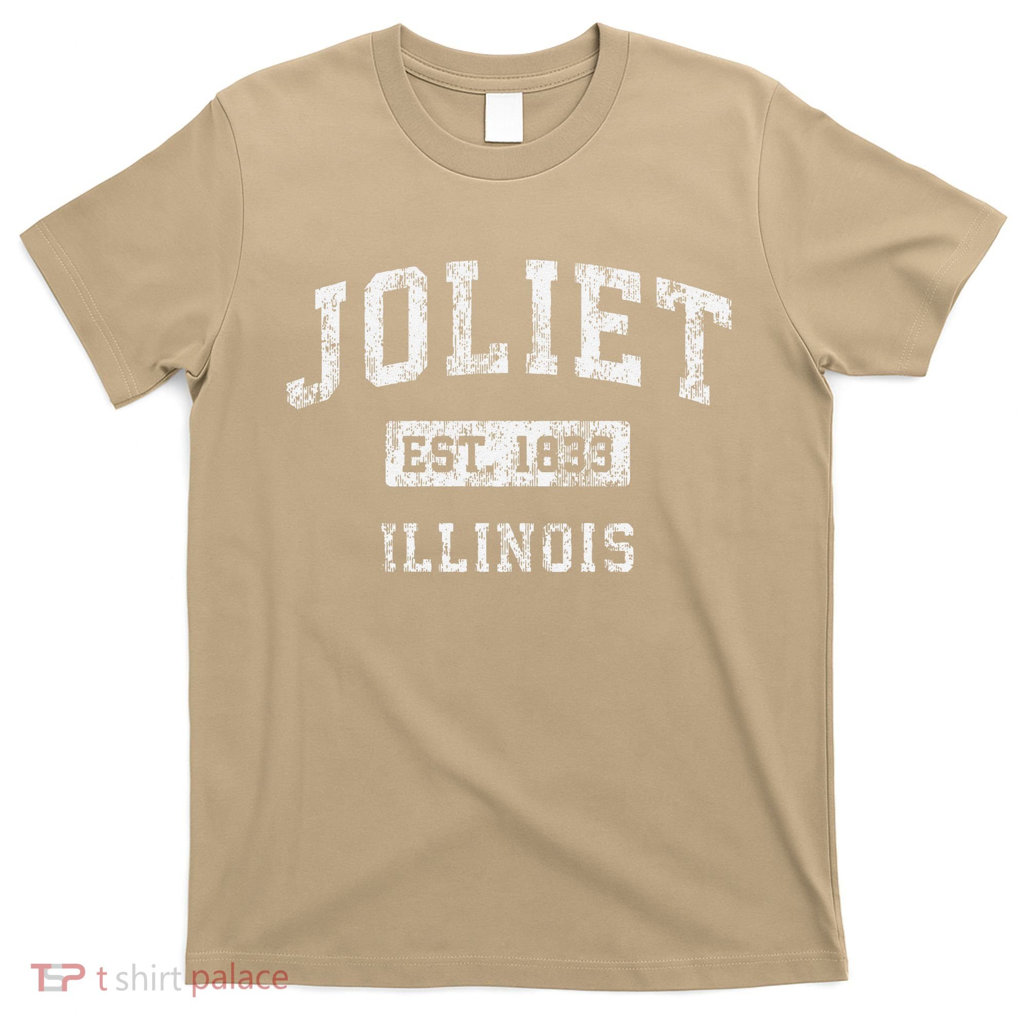 Joliet Illinois Il Vintage Established T-Shirt