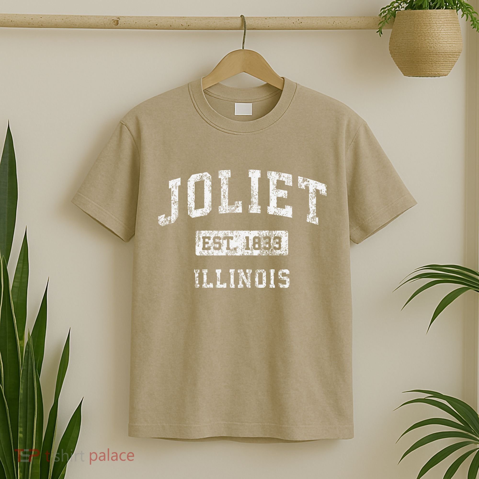 Joliet Illinois Il Vintage Established T-Shirt