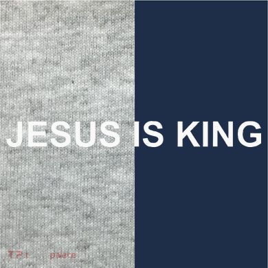 Jesus Is King Designer Gift Kids Colorblock Raglan Jersey