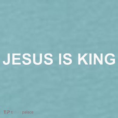 Jesus Is King Designer Gift Sueded Cloud Jersey T-Shirt