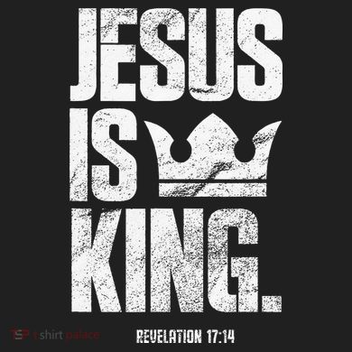 Jesus Is King Christian Bible Scripture Quote 12oz Stainless Steel Coffee Mug