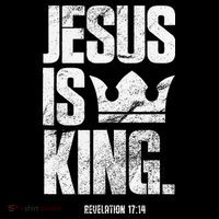 Jesus Is King Christian Bible Scripture Quote Kids Hoodie thumb 5