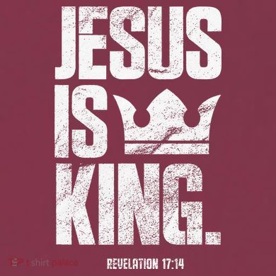 Jesus Is King Christian Bible Scripture Quote 16oz Travel Tumbler