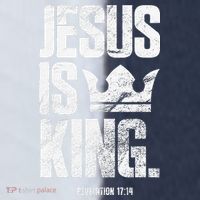 Jesus Is King Christian Bible Scripture Quote Sport-Tek Competitor United Soccer Jersey thumb 4
