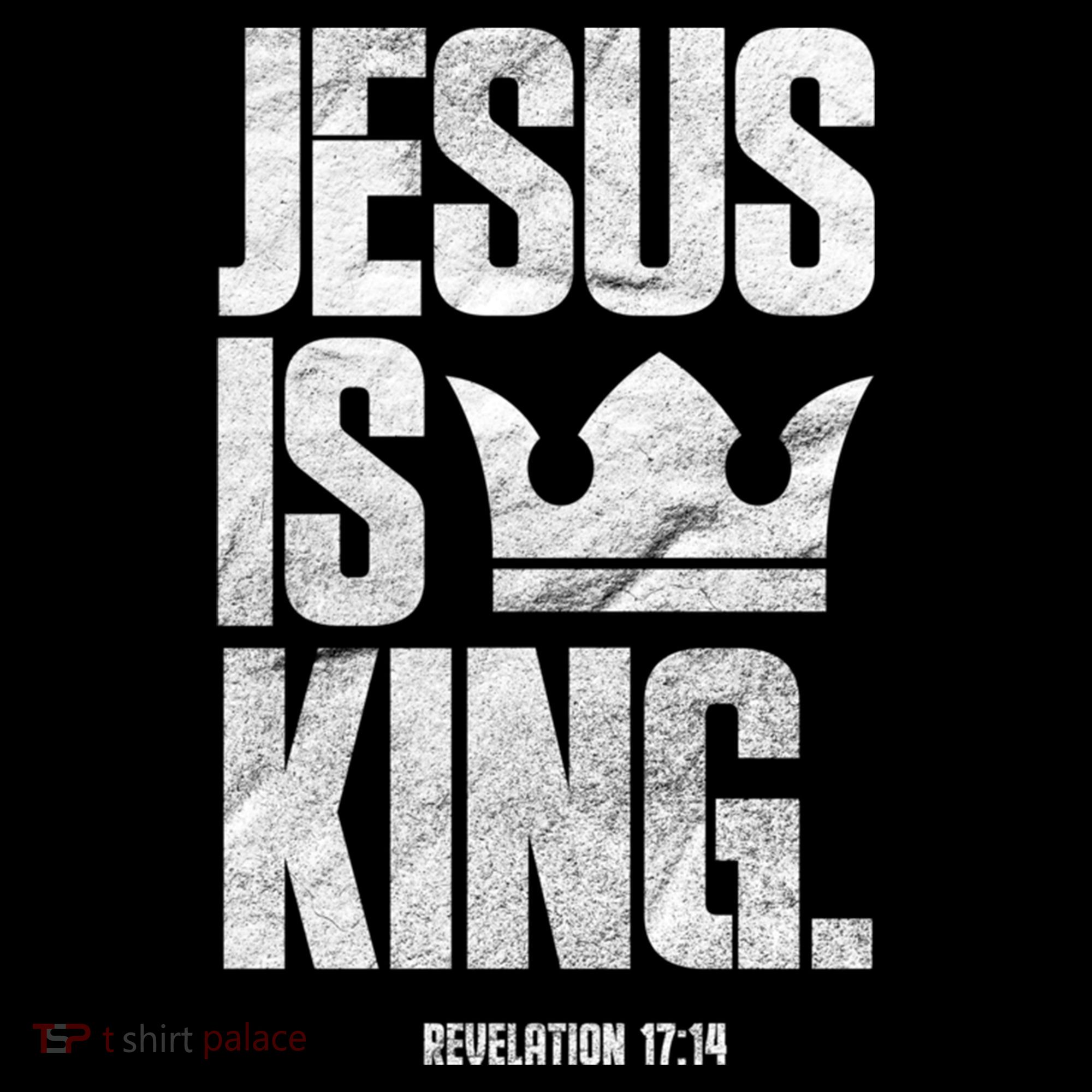 Jesus Is King Christian Bible Scripture Quote Gift Women's Hoodie