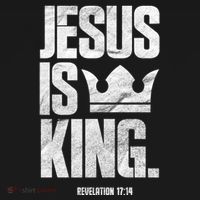 Jesus Is King Christian Bible Scripture Quote Gift Ornament thumb 1