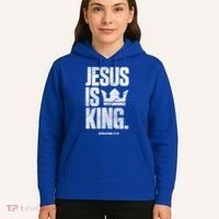 Jesus Is King Christian Bible Scripture Quote Gift Hoodie thumb 5