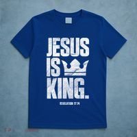 Jesus Is King Christian Bible Scripture Quote Gift T-Shirt thumb 5