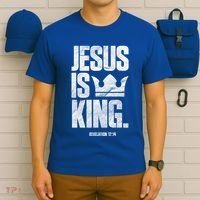 Jesus Is King Christian Bible Scripture Quote Gift T-Shirt thumb 6