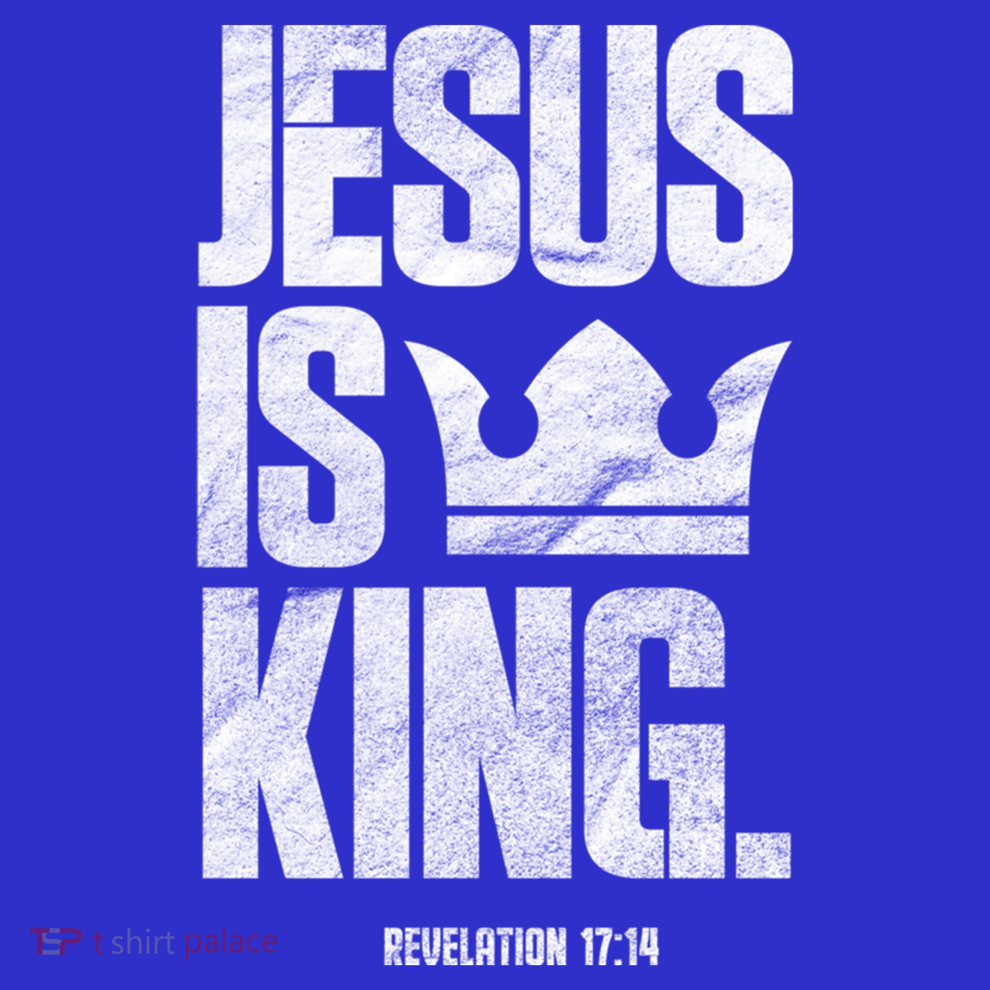 Jesus Is King Christian Bible Scripture Quote Gift Coaster