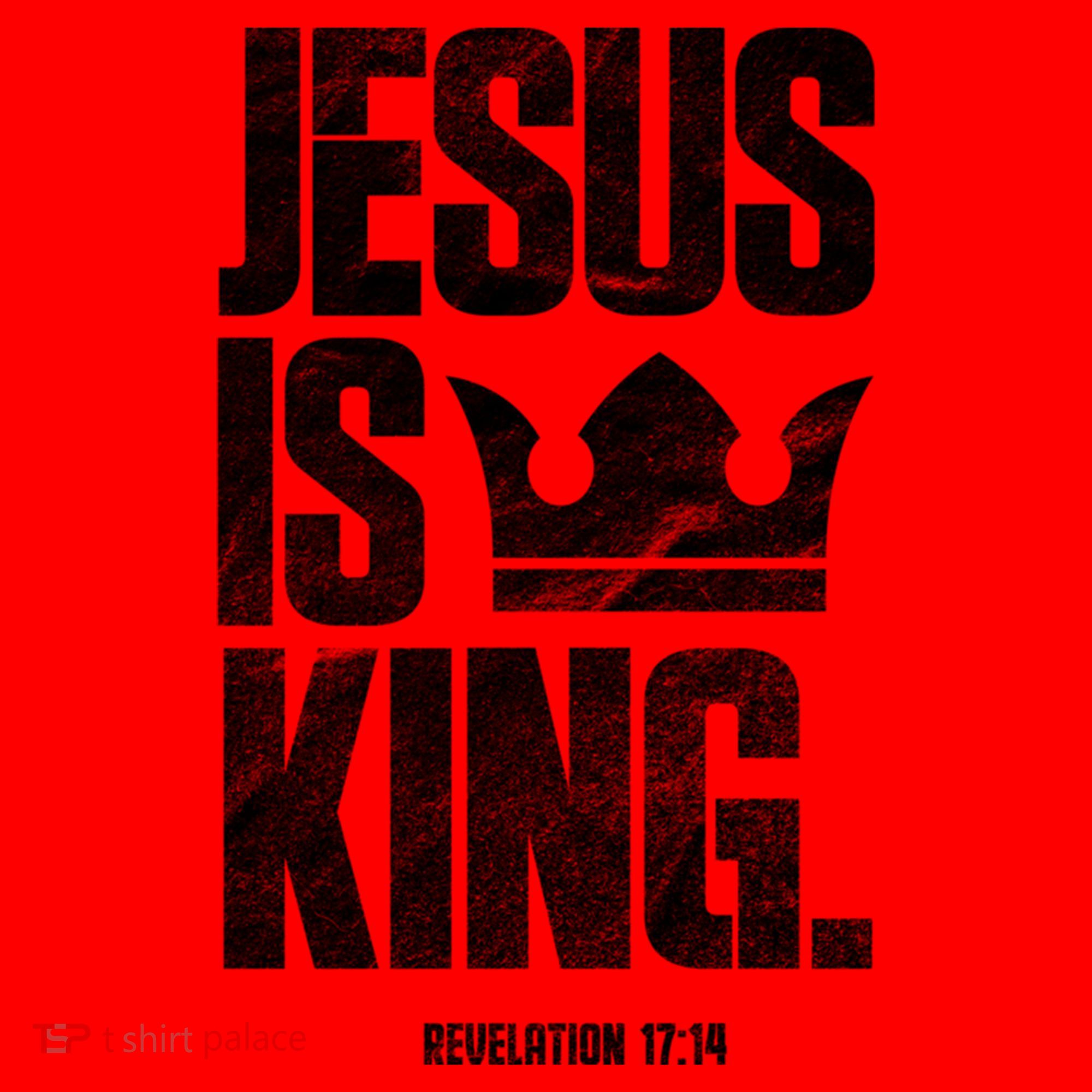 Jesus Is King Christian Bible Scripture Quote Gift Santa Hat