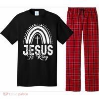 Jesus Is King Subtle Christian Minimalist Religious Pajama Set thumb 0