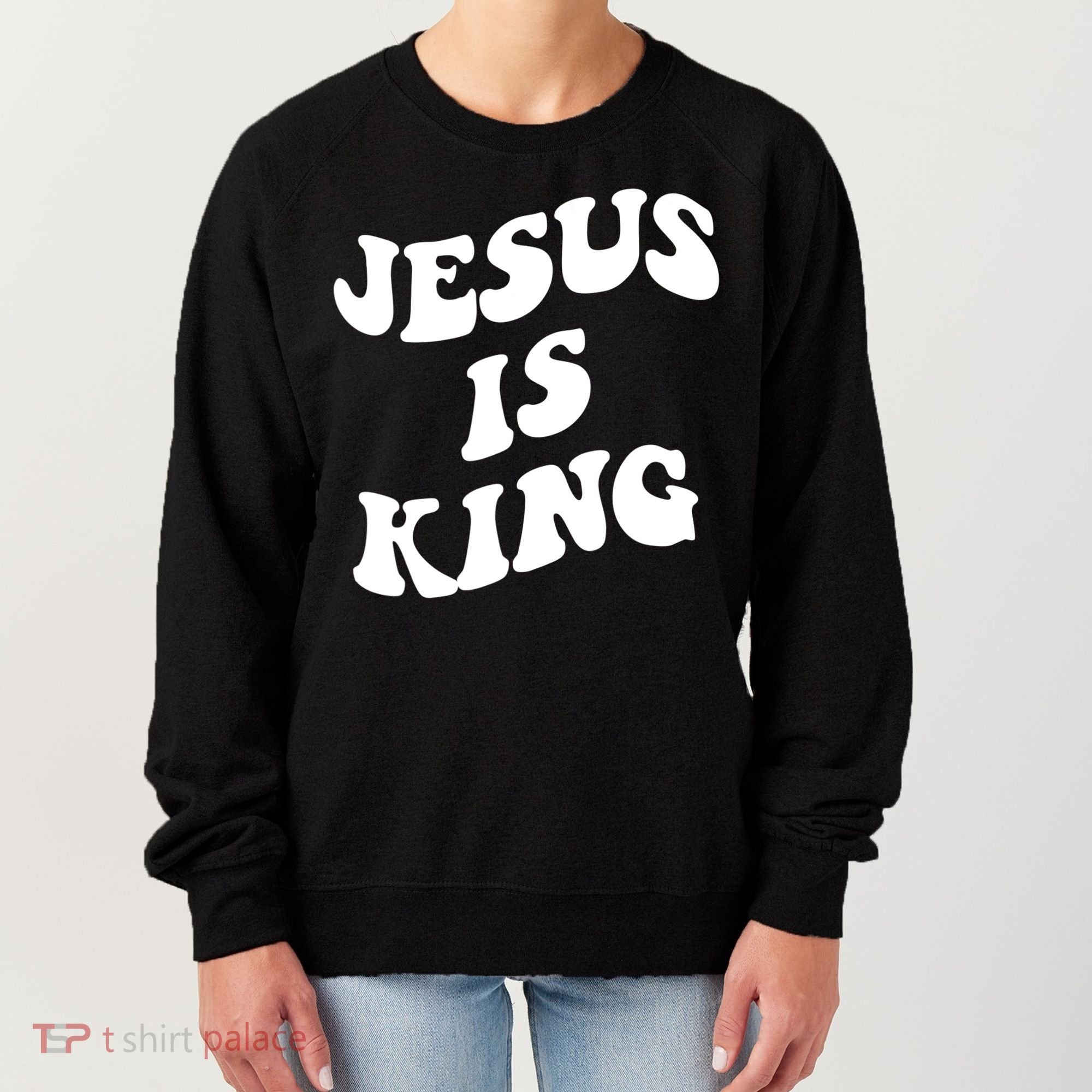 Jesus Is King Aesthetic Trendy Women's Sweatshirt