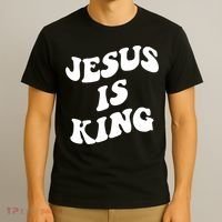 Jesus Is King Aesthetic Trendy T-Shirt thumb 3