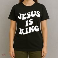 Jesus Is King Aesthetic Trendy T-Shirt thumb 4