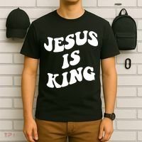 Jesus Is King Aesthetic Trendy T-Shirt thumb 6