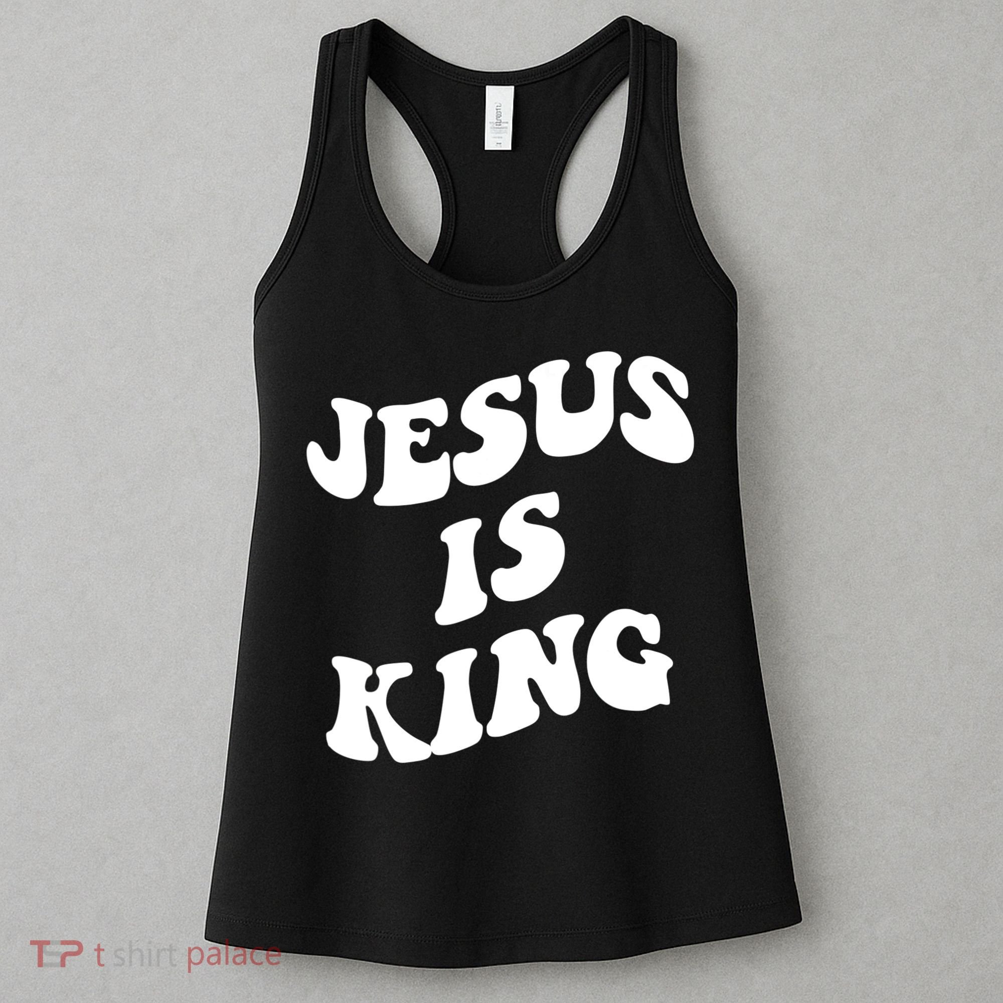Jesus Is King Aesthetic Trendy Women's Tank Top